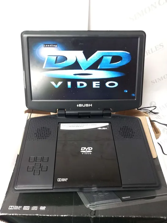 BOXED BUSH 12" PORTABLE DVD PLAYER BDVD26121