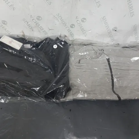 APPROXIMATELY 12 ASSORTED TRACKSUITS IN BLACK/GREY IN VARIOUS SIZES