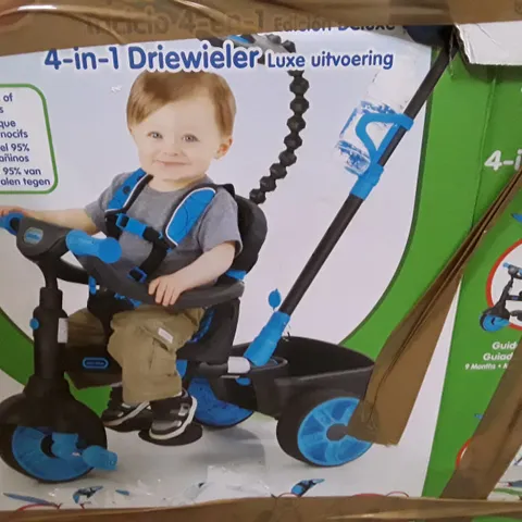 BOXED LITTLE TIKES 4 IN 1 DELUXE EDITION PUSH TRIKE - BOXED