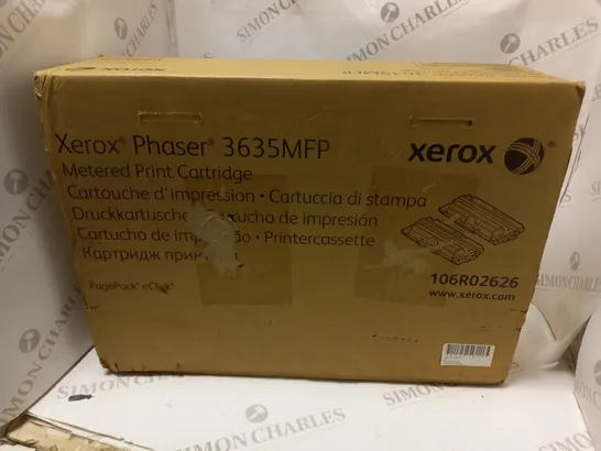 BOXED AND SEALED XEROX PHASER 3635MFP METERED PRINT CARTRIDGE