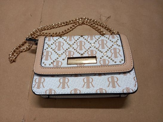 RIVER ISLAND STUD DETAIL BAG WITH CHAIN HANDLE