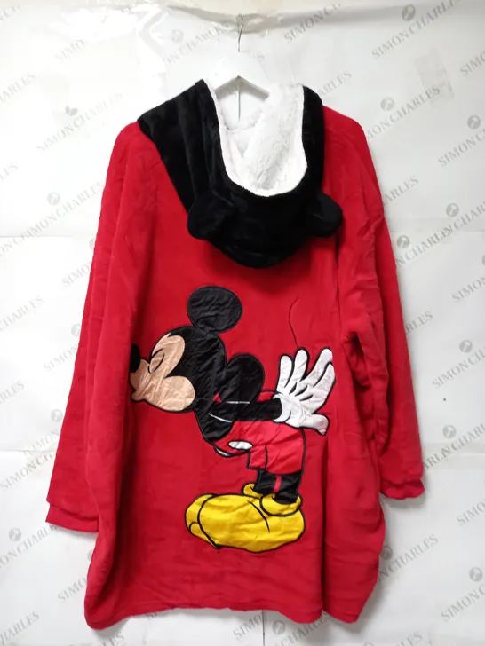 DISNEY MICKEY AND MINNIE MOUSE OVERSIZED HOODIE ONE SIZE