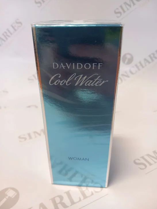 BOXED AND SEALED DAVIDOFF COOL WATER WOMAN EAU DE TOILETTE 100ML