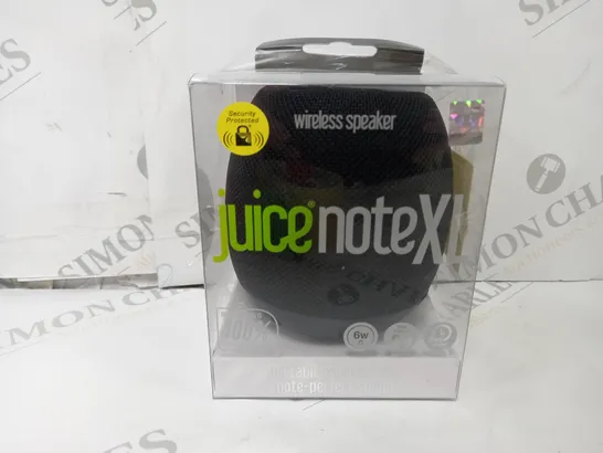 BOXED JUICENOTE XL SPEAKER - BLACK