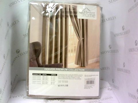 PREMIER HOME SILKY EFFECT CURTAINS 