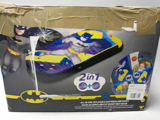 BOXED BATMAN JUNIOUR READY BED  RRP £34.99