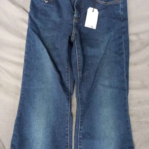 LEVI'S 726 FLARE STELLAR STRETCH JEANS IN BLUE SIZE 26/30