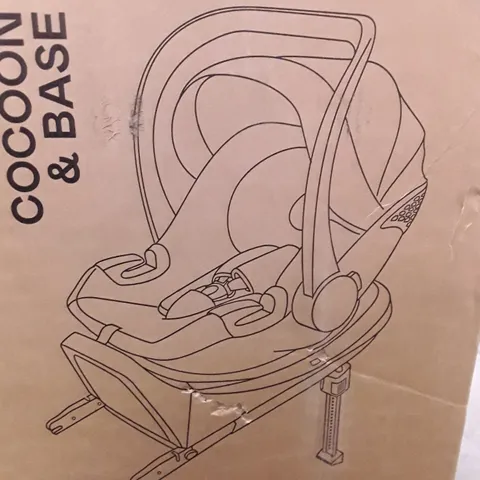 BOXED ICANDY COCOON CAR SEAT & BASE BLACK