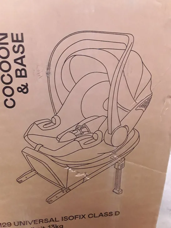 BOXED ICANDY COCOON CAR SEAT & BASE BLACK