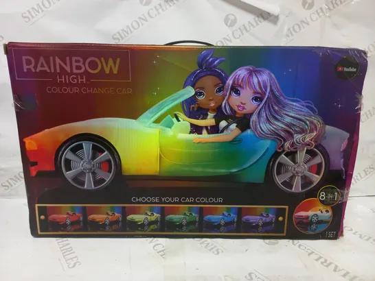 RAINBOW HIGH COLOUR CHANGE CAR