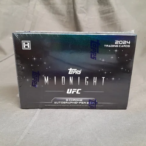 BOXED AND SEALED TOPPS MIDNIGHT UFC 2024 TRAIDING CARDS