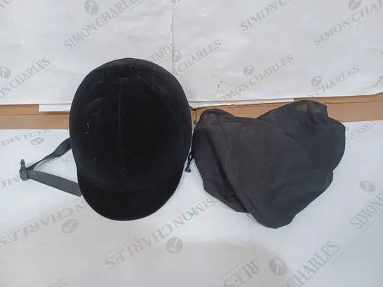 VIRTUE HIGH QUALITY EQUESTRIAN HELMET & HELMET COVER 