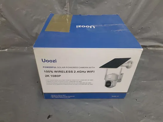 BOXED UOOZI SOLAR POWERED CAMERA