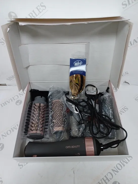 BOXED OPTI-BEAUTY HOT AIR-STYLER WITH ACCESSORIES 