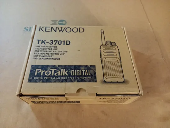 BOXED KENWOOD TK-3701D UHF TRANSCEIVER