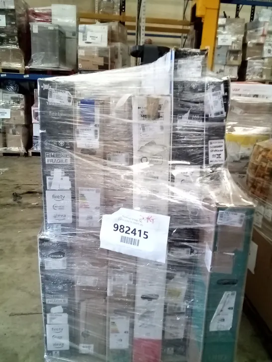 PALLET OF APPROXIMATELY 13 ASSORTED TELEVISIONS INCLUDING: