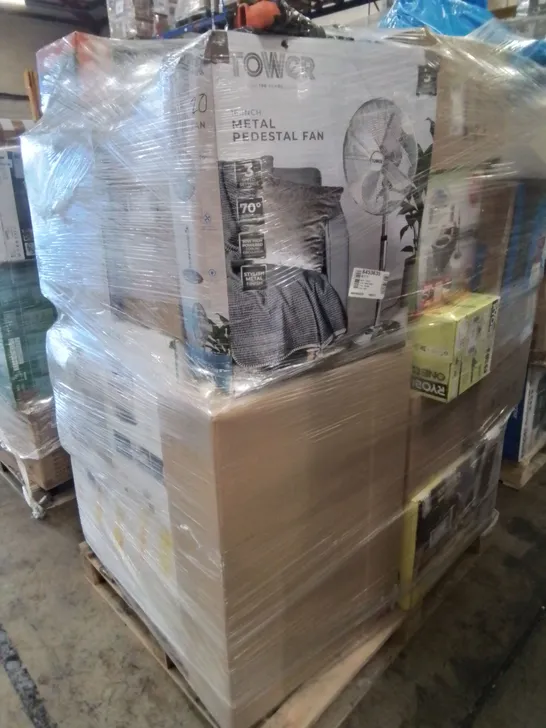 PALLET OF APPROXIMATELY 27 UNPROCESSED RAW RETURN HOUSEHOLD AND ELECTRICAL GOODS TO INCLUDE;