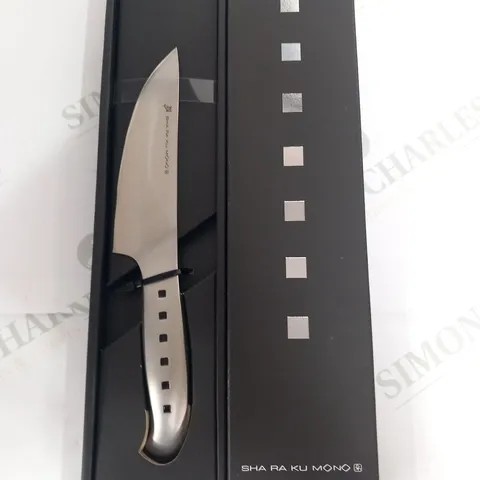 BRAND NEW BOXED SHA RA KU MONO MOLYBDENUM VANADIUM STEEL FJ-03 13CM DEBA KNIFE