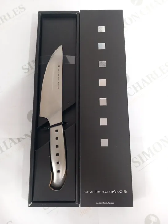 BRAND NEW BOXED SHA RA KU MONO MOLYBDENUM VANADIUM STEEL FJ-03 13CM DEBA KNIFE