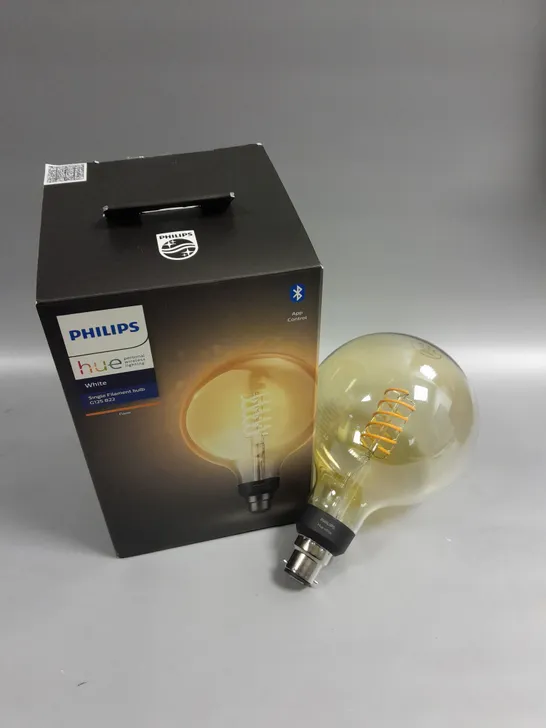 BOXED PHILIPS HUE WHITE SINGLE FILAMENT BULB 