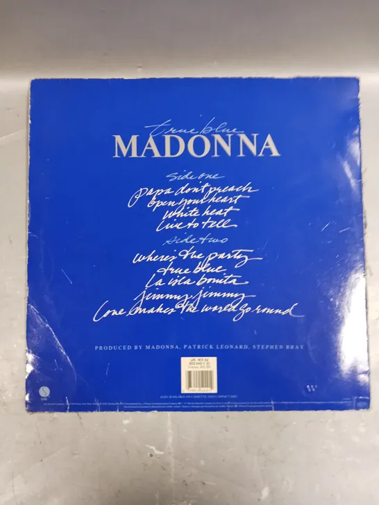 MADONNA TRUE BLUE VINYL 