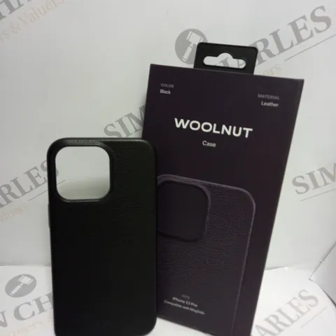 BOXED WOOLNUT LEATHER PROTECTIVE SMARTPHONE CASE FOR IPHONE 13 PRO 