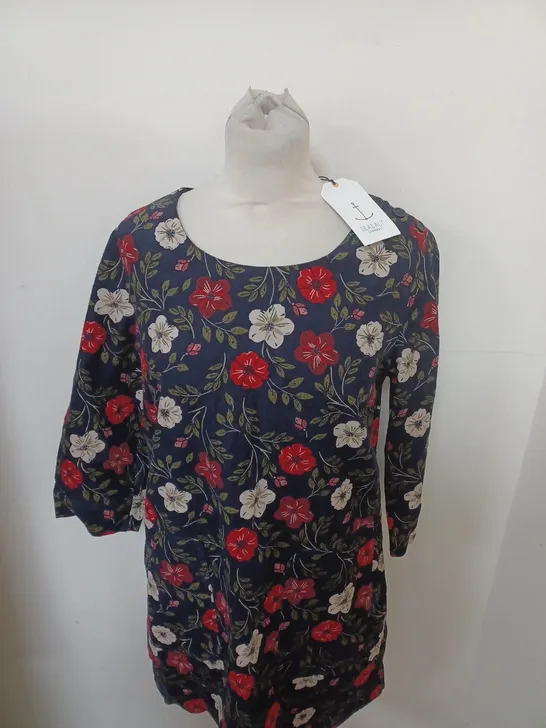 SEASALT CORNWALL PORT GAVERNE TUNIC SIZE 10