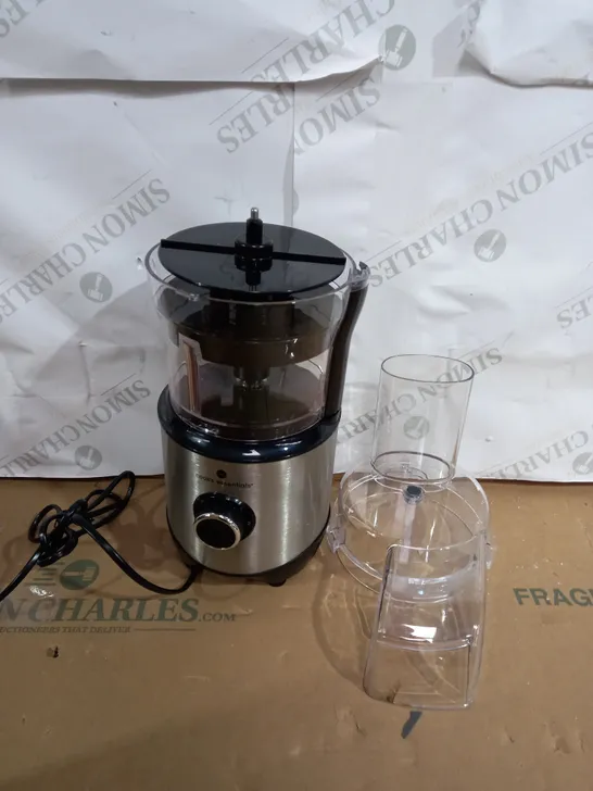 COOK'S ESSENTIALS 400ML COMPACT DOUBLE BLADE FOOD PROCESSOR