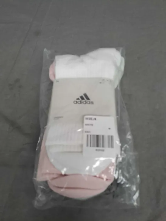 PACK OF 3 ADIDAS SOCKS SIZE M