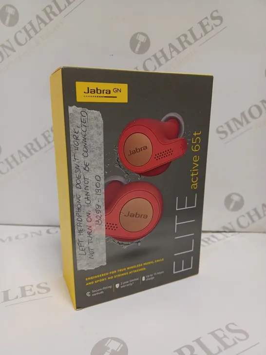 BOXED JABRA ELITE ACTIVE 65T EARBUDS