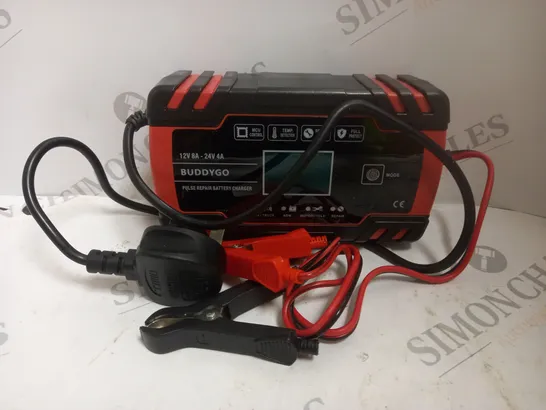 BOXED 12V 8A-24V 4A PULSE REPAIR BATTERY CHARGER