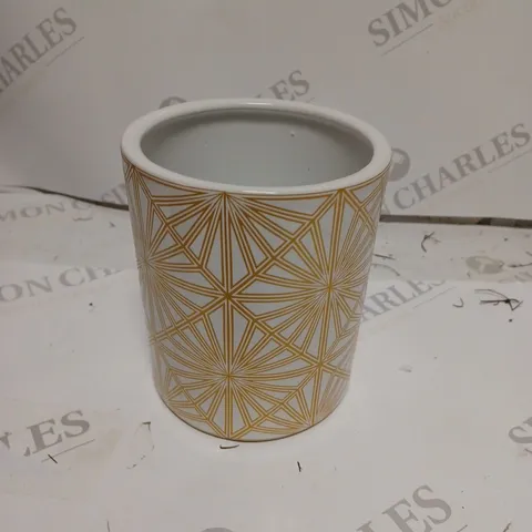 GOLD FOIL CANDLE/PLANT HOLDER