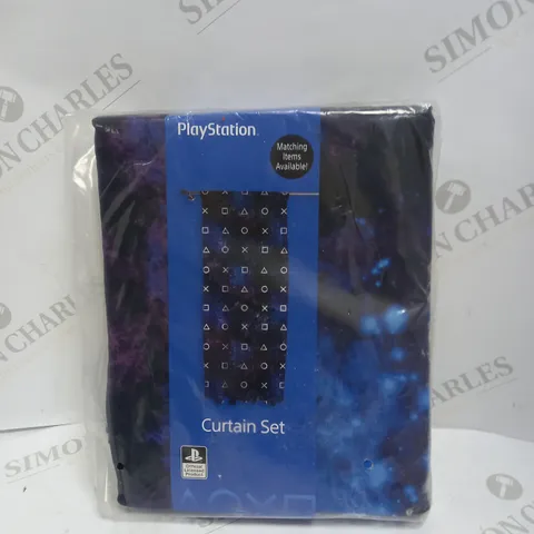 OFFICIALLY LICENCED PLAYSTATION CURTAIN SET - 168X183CM