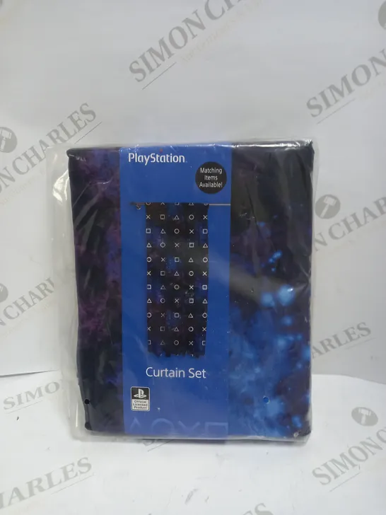 OFFICIALLY LICENCED PLAYSTATION CURTAIN SET - 168X183CM