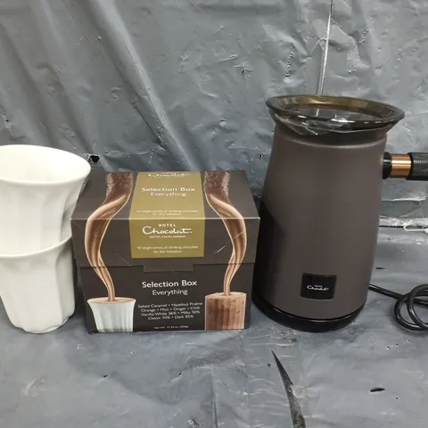 HOTEL CHOCOLAT FELVETISER DRINKING CHOCOLATE MACHINE GREY