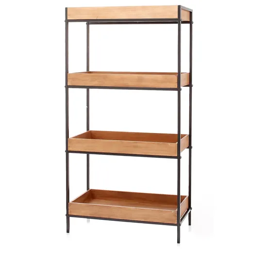 OUTLET MYHOME STORIES 4 TIER SHELVING UNIT - COLLECTION ONLY