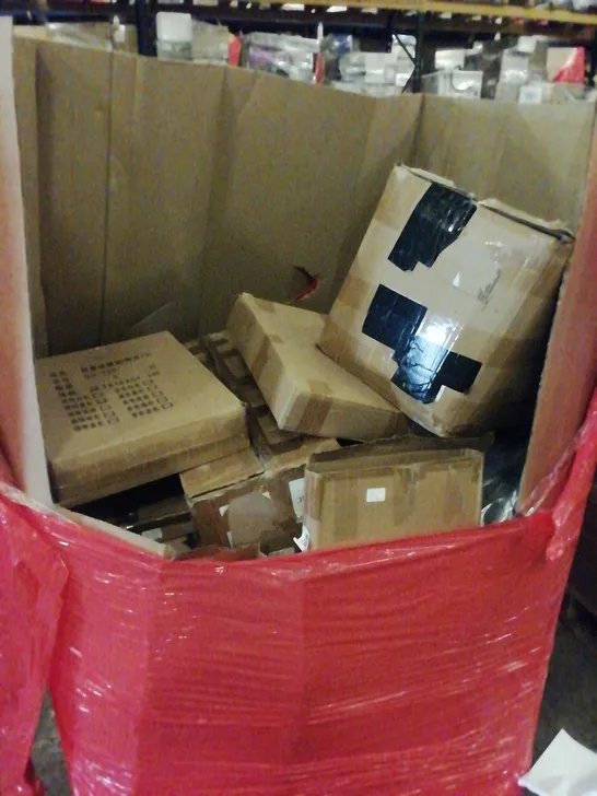 PALLET OF ASSORTED ITEMS INCLUDING, SEAT PADS, TOILET SEAT, OCCASIONAL TABLE, LED LIGHT PAD. 