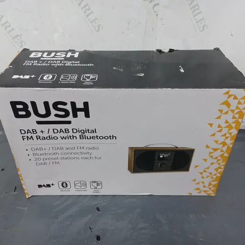 BOXED BUSH DAB+/DAB DIGITAL FM RADIO WITH BLUETOOTH