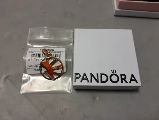 PANDORA BOLT THEMED NECKLACE PENDANT IN BOX