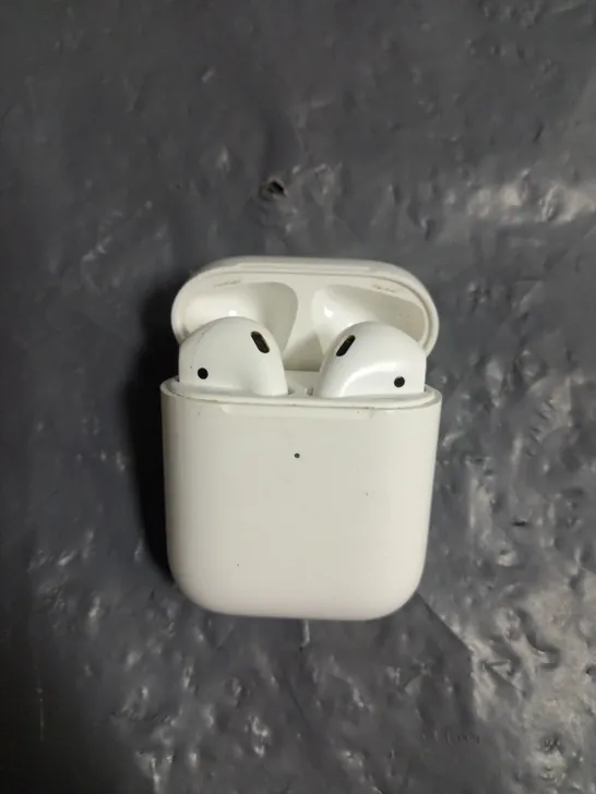 PAIR OF APPLE AIRPODS IN WHITE