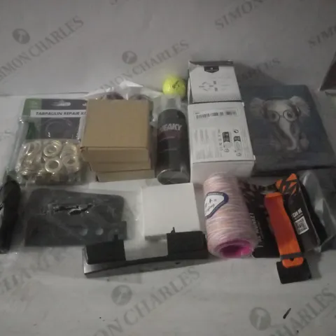 GROUP OF APPROX 15 ASSORTED ITEMS TO INCLUDE KINDLE CASES, TRAVEL ADAPTER, SHOE SPRAY ETC