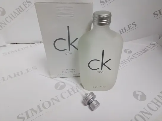 CK ONE 200ML EAU DE TOILETTE RRP £70