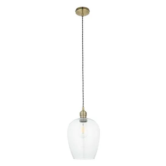 BOXED HOVEY 1 LIGHT SINGLE DOME PENDANT 