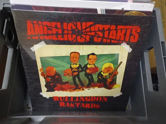 BOX OF APPROX 10 VINYLS TO INCLUDE ANGELIC UPSTARTS, EEL AND JOHN HOLT