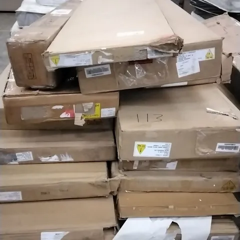 PALLET OF ASSORTED BOXED GRADE 1 FLATPACK FURNITURE PARTS