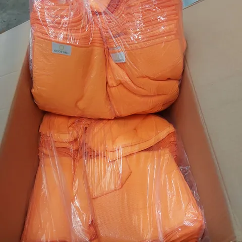 BOX TO CONTAIN A LARGE QUANTITY OF ECOFAM MICROFIBRE TOWELS - ORANGE 