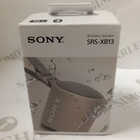 BOXED SONY WIRELESS SPEAKER SRS-XB13