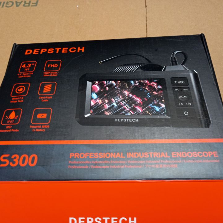 DEPSTECH DS300 PRO INDUSTRIAL ENDOSCOPE 3823320-Simon Charles Auctioneers