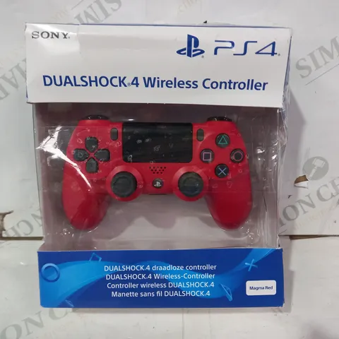 SONY DUALSHOCK 4 WIRELESS CONTROLLER FOR PLAYSTATION 4 IN RED