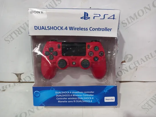 SONY DUALSHOCK 4 WIRELESS CONTROLLER FOR PLAYSTATION 4 IN RED